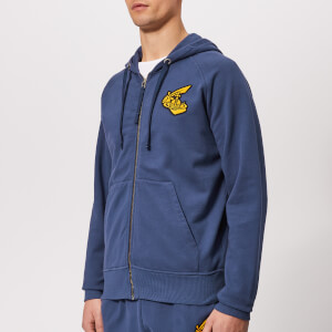 Vivienne Westwood Anglomania Men's Classic Zip Up Sweatshirt - Navy