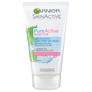 picture of Garnier Pure Active Anti Blemish Soap Free Gel Wash Sensitive Skin