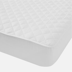 in homeware Cotton Mattress Protector - White