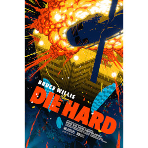 Die Hard Fine Art Offset 24 x 36 Inches Print by Florey
