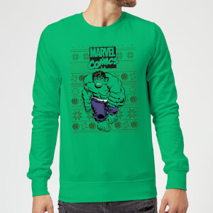 Pull de Noël Homme Marvel Avengers Hulk - Vert