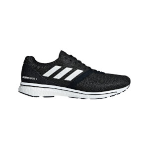 adidas Men's Adizero Adios 4 Running Shoes - Black/White