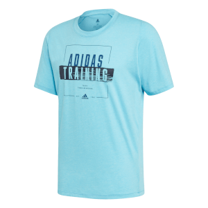 adidas Men's Badge T-Shirt - Grey Six