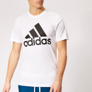 adidas Men's Must Haves Badge of Sport Short Sleeve T-Shirt - White/Black