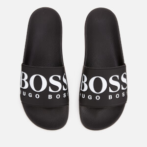 BOSS Men's Solar Slide Sandals - Black