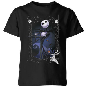 The Nightmare Before Christmas Jack Skellington Zero Pose Kids' T-Shirt - Black