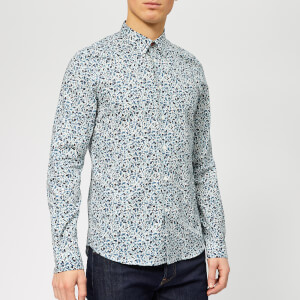 PS Paul Smith Men's Long Sleeve Tailored Fit Shirt - White