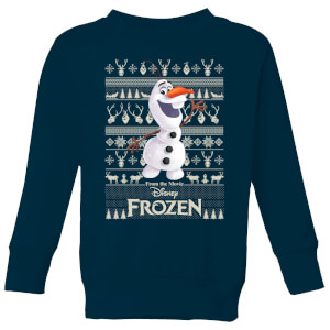 Disney Frozen Olaf Kids Christmas Sweatshirt Navy Pop In A Box Canada