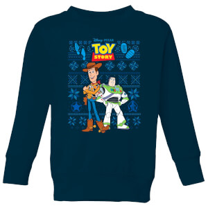 Disney Toy Story Kids Christmas Sweatshirt - Navy
