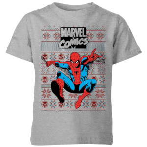 T-Shirt de Noël Homme Marvel Avengers Spider-Man Classique - Man Kids Christmas