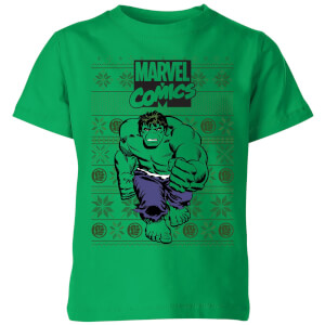 T-Shirt de Noël Homme Marvel Avengers Hulk - Vert