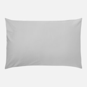 in homeware 200 Thread Count 100% Cotton Pillowcase Pair - Grey