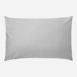 in homeware 200 Thread Count 100% Cotton Sateen Pillowcase Pair - Grey