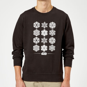 Star Wars Snowflake kersttrui - Zwart