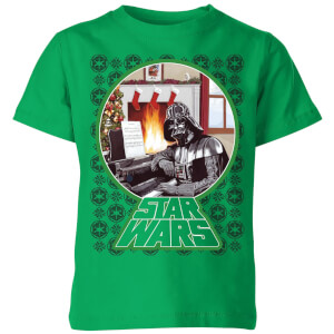 Star Wars A Very Merry Sithmas Kids Christmas T-Shirt - Kelly Green