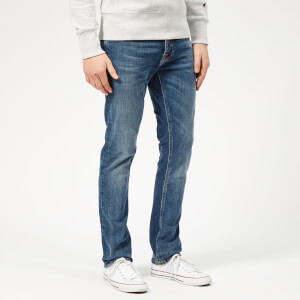 Nudie Jeans Men's Grim Tim Slim Jeans - Mid Authentic Indigo