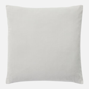 in homeware Cotton Velvet Cushion - Silver