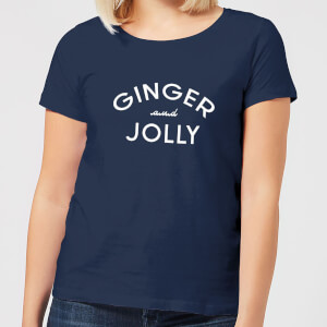 Ginger and Jolly Women's Christmas T-Shirt - Navy