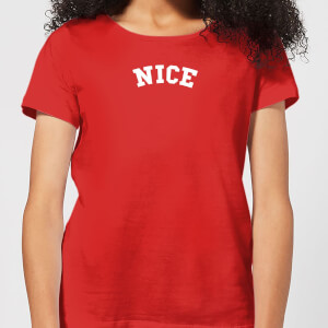 Nice Women's Christmas T-Shirt - Red