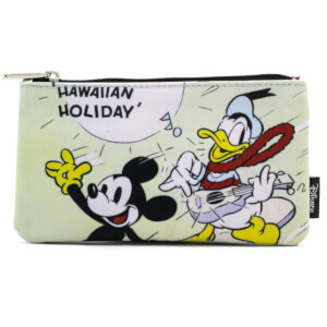 Loungefly Disney Mickey Mouse Mickey Hawaiian Surf Zippered Pouch