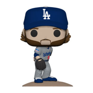 MLB New Jersey Clayton Kershaw Pop! Vinyl Figure