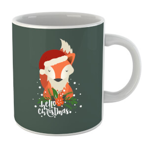 Christmas Fox Hello Christmas Mug
