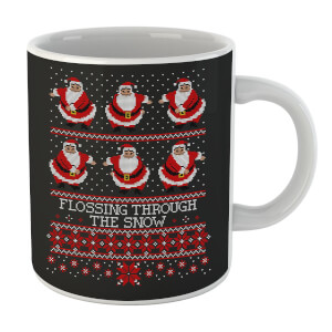 Flossing Through The Snow Mug