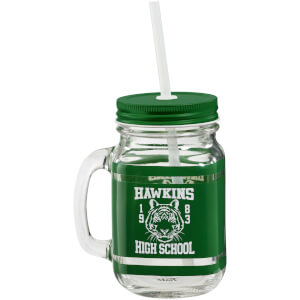 Stranger Things (Hawkins High School) Mason Jar - Green