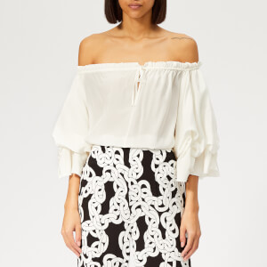 Diane von Furstenberg Women's Georganne Top - Ivory