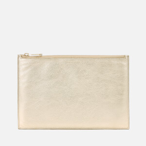 Aspinal of London Women's Essential Pouch Large - Gold Pebble