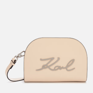 Karl Lagerfeld Women's K/Signature Big Cross Body Bag - Biscuit