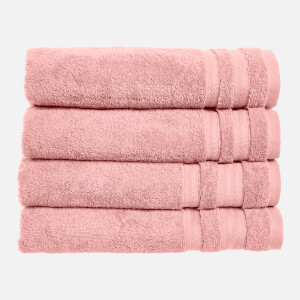 in homeware Supersoft 100% Cotton 4 Piece Towel Bale - Blush