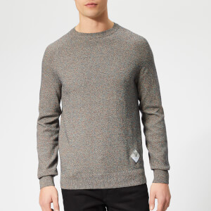 Barbour Beacon Men's Mix Knitted Jumper - Navy