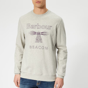 Barbour Beacon Men's Stitch Jumper - Grey Marl