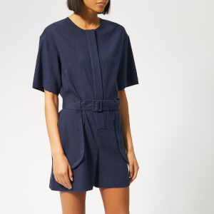 Maison Kitsuné Women's Olivia Shirt Jumpsuit - Navy