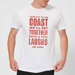 Die Hard Come To The Coast Men's Christmas T-Shirt - White