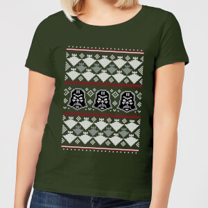 Star Wars Imperial Darth Vader Women's Christmas T-Shirt - Forest Green
