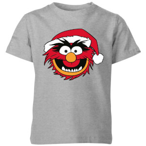 The Muppets Animal Kids' Christmas T-Shirt - Grey