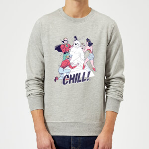 DC Chill! Christmas Sweatshirt - Grey