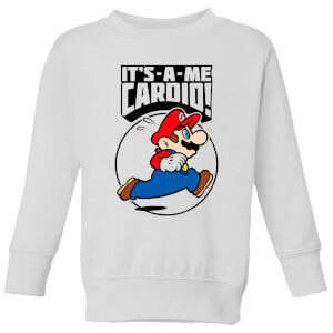 Nintendo Super Mario Cardio Kid's Sweatshirt - White