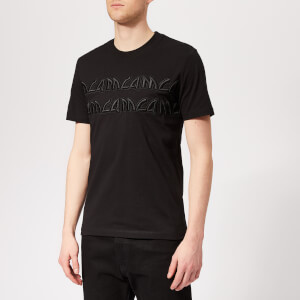 McQ Alexander McQueen Men's Metal Logo T-Shirt - Darkest Black