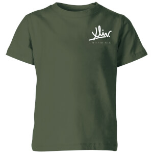 How Ridiculous XLIV Script Pocket Kids' T-Shirt - Forest Green