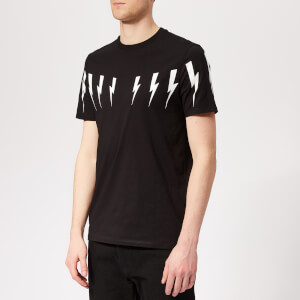 Neil Barrett Men's Bolt Wings T-Shirt - Black/White