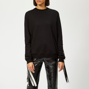 MSGM Women's Fringe Jumper - Black