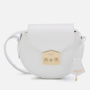 SALAR Women's Annie Basic Cross Body Bag - White