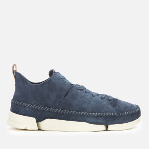 Clarks Originals Men's Trigenic Flex Suede Trainers - Deep Blue