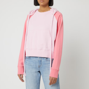 JW Anderson Women's Contrast Sleeve Hoody - Pink