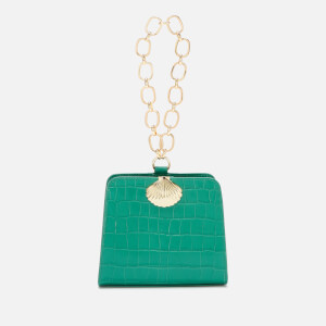 RIXO Women's Amelie Croc Bag - Emerald