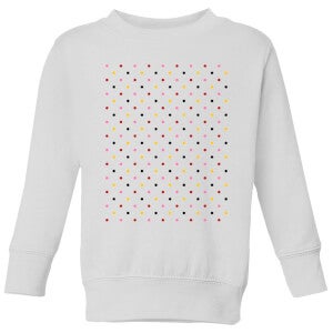 Summit Finish Grand Tour Dots Kids' Sweatshirt - White