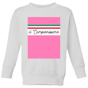 Summit Finish Il Campionissimo Kids' Sweatshirt - White